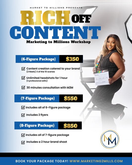 Marketing to Millions: Content Workshop (8-Figure Package)  🚀